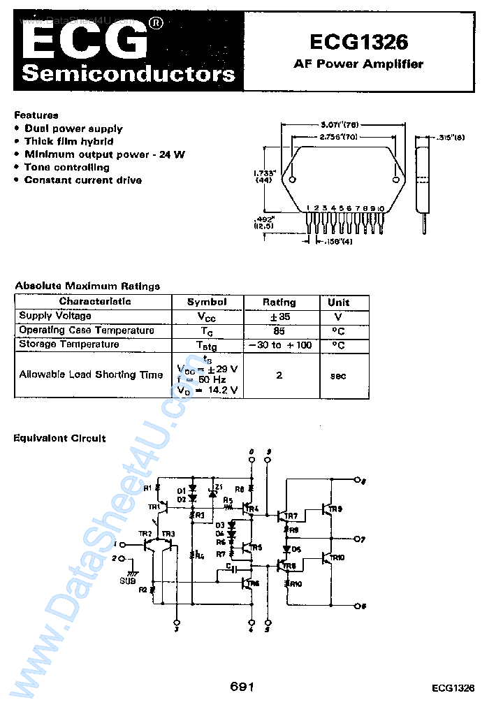 ECG1326_7738734.PDF Datasheet