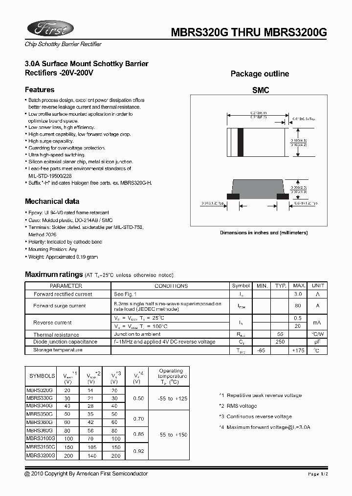 MBRS3150G_7742781.PDF Datasheet