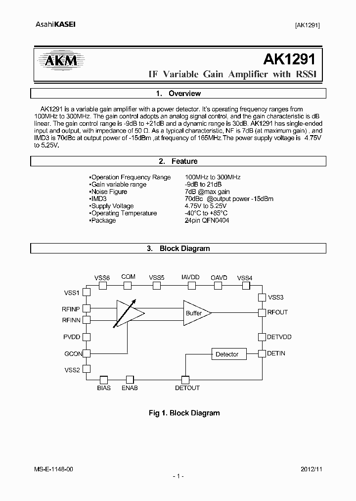 AK1291_7743838.PDF Datasheet