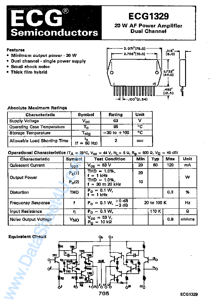 ECG1329_7738735.PDF Datasheet