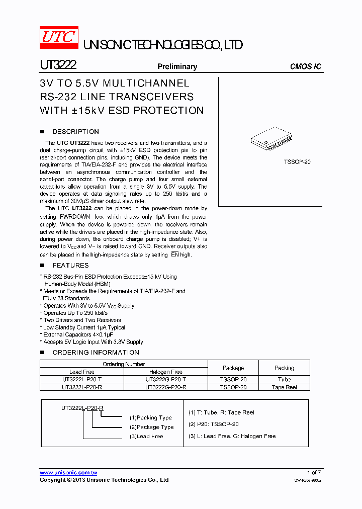 UT3222G-P20-R_7770238.PDF Datasheet