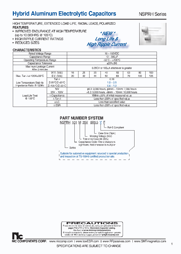 NSPRH220M63V8X95YF_7778206.PDF Datasheet