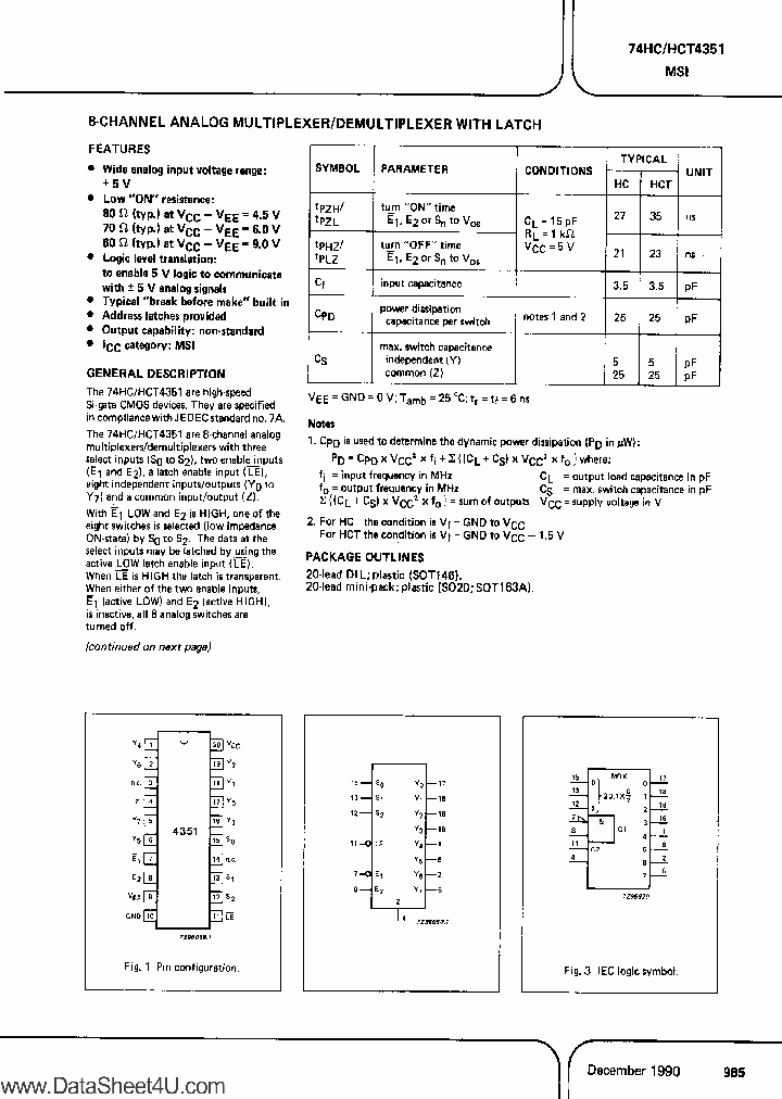 PC74HC4351_7743172.PDF Datasheet