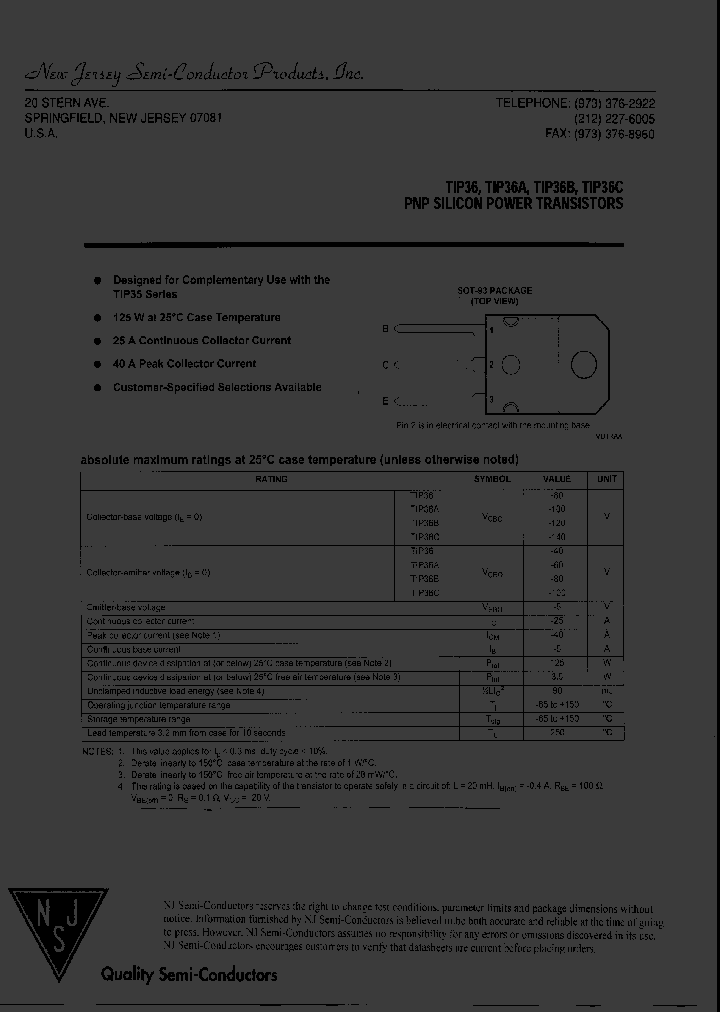 TIP36A_7778405.PDF Datasheet