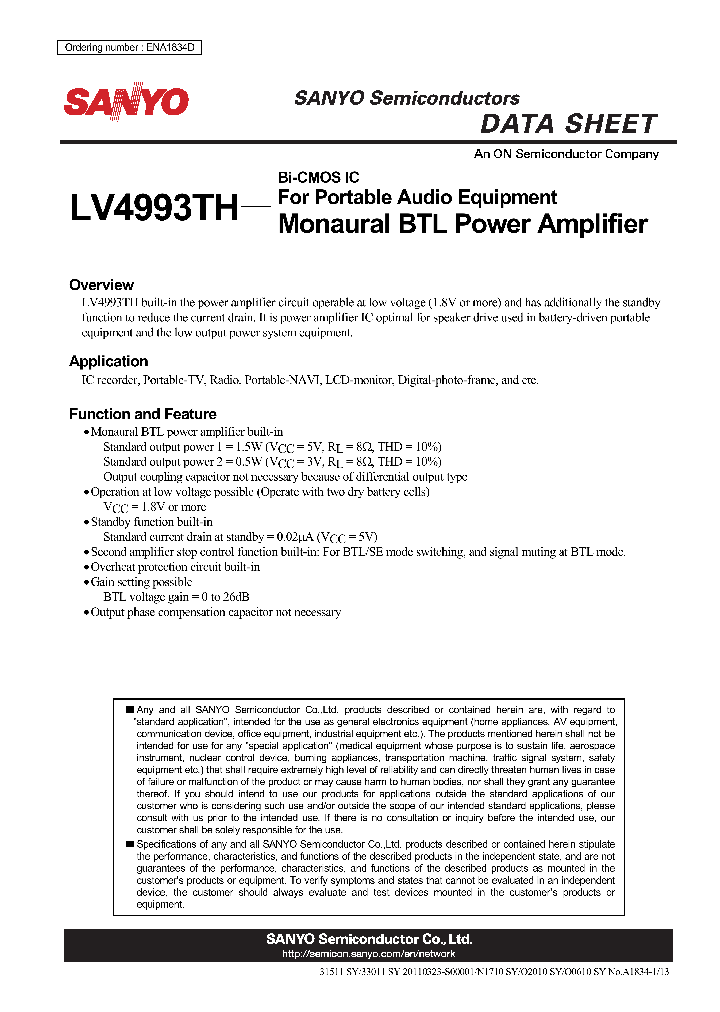 LV4993TH_7782524.PDF Datasheet