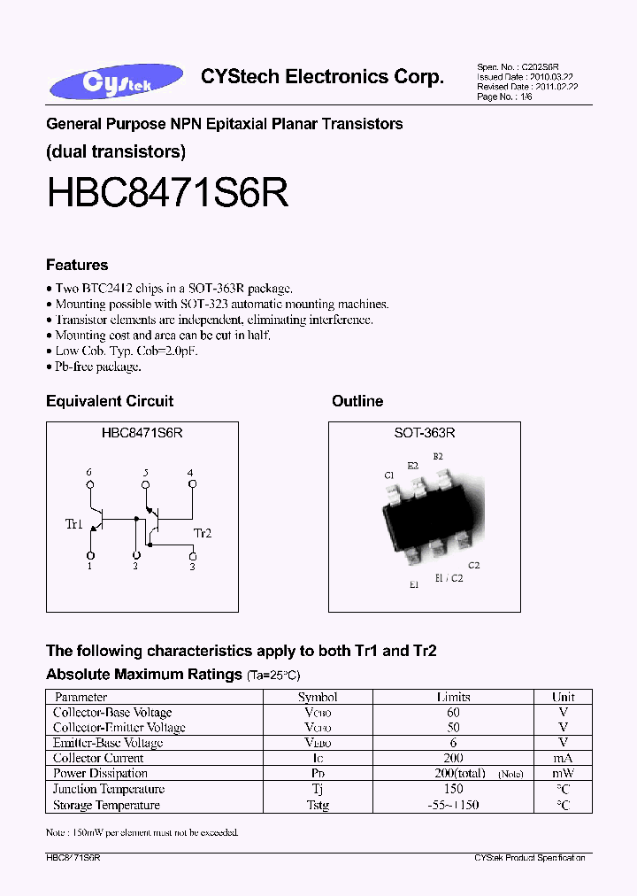 HBC8471S6R_7782678.PDF Datasheet