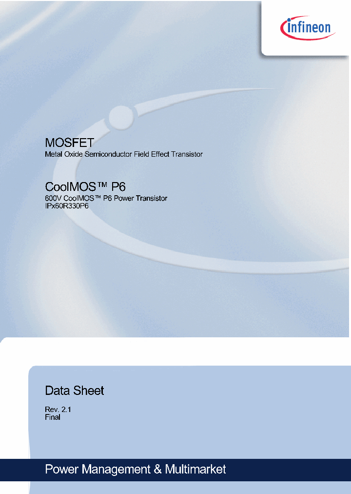 IPP60R330P6_7763606.PDF Datasheet