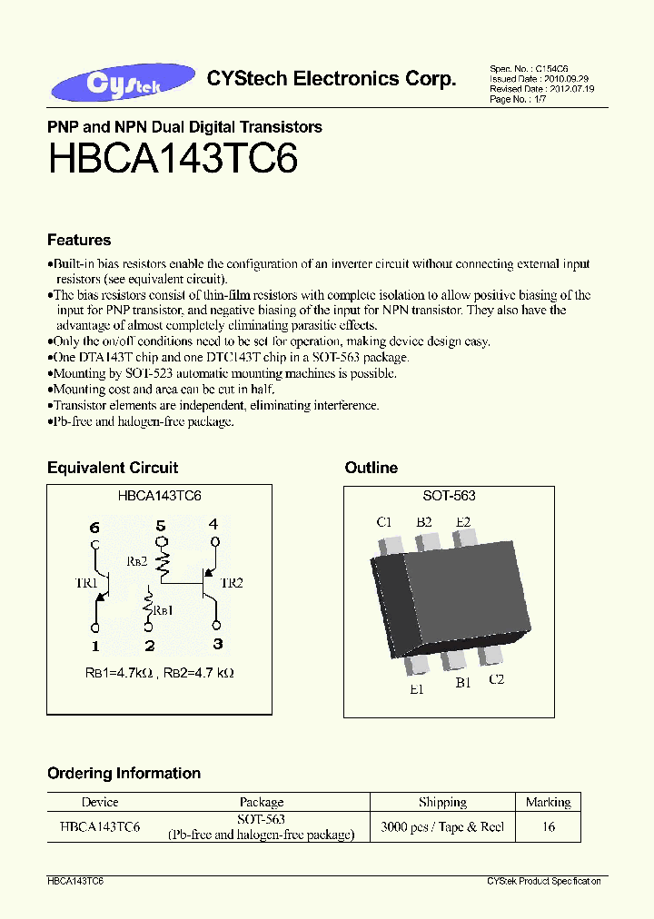 HBCA143TC6_7805770.PDF Datasheet