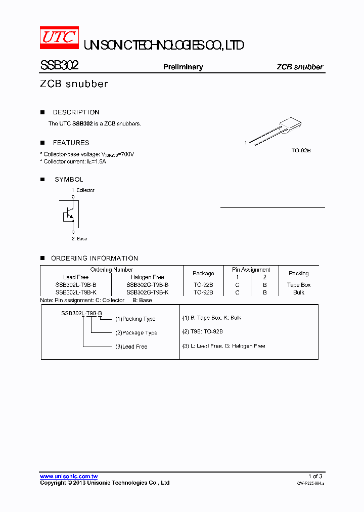 SSB302L-T9B-K_7805312.PDF Datasheet