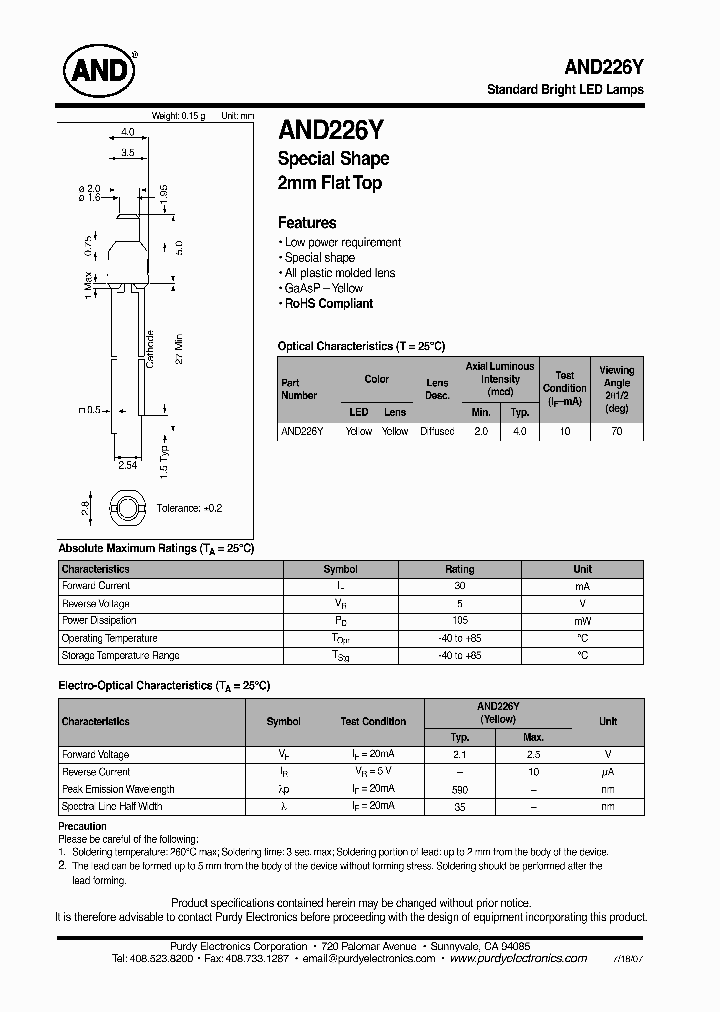 AND226Y_7805499.PDF Datasheet