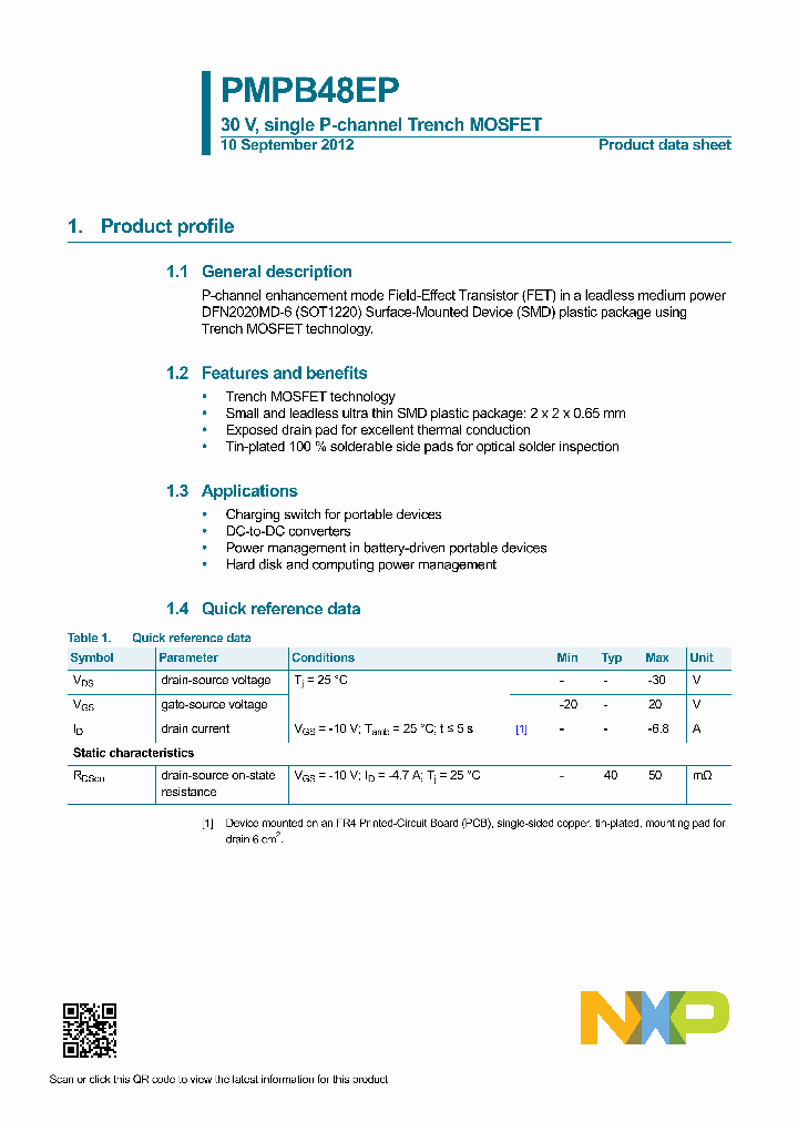 PMPB48EP_7809321.PDF Datasheet