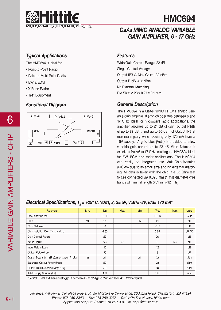 HMC694_7802536.PDF Datasheet