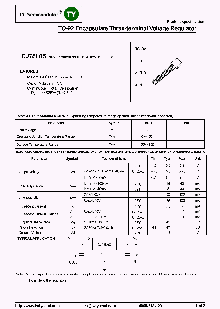 CJ78L05_7801849.PDF Datasheet