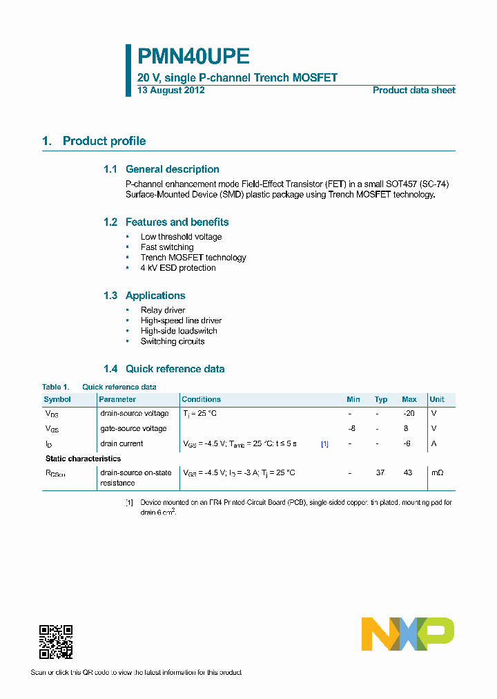 PMN40UPE_7811738.PDF Datasheet