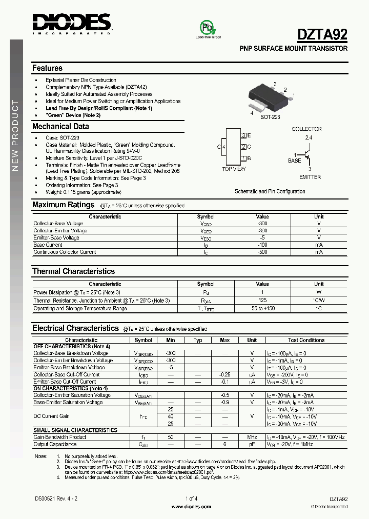 DZTA92_7812586.PDF Datasheet