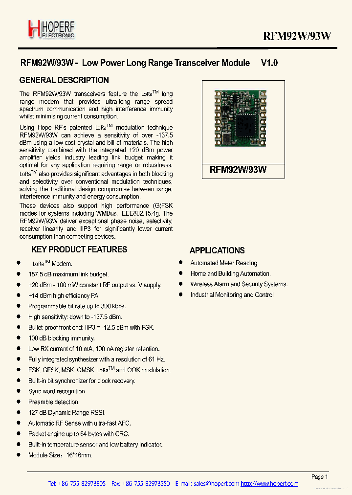 RFM92W_7752131.PDF Datasheet