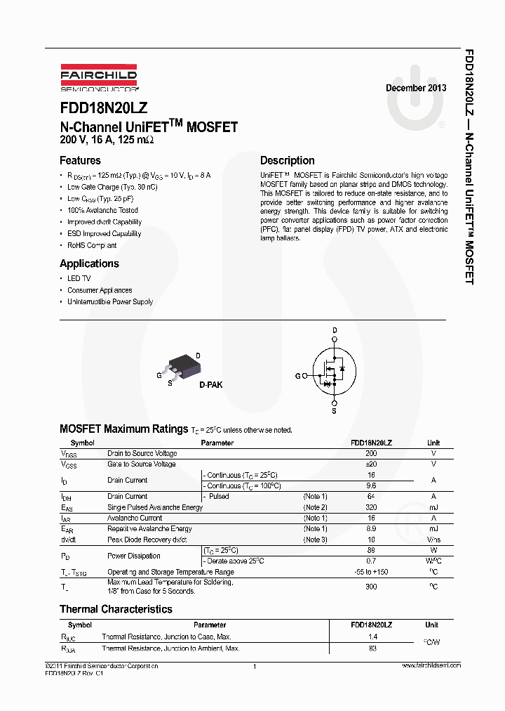 FDD18N20LZ_7753319.PDF Datasheet