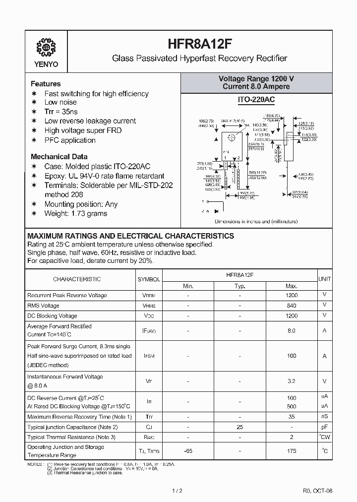 HFR8A12F_7814818.PDF Datasheet