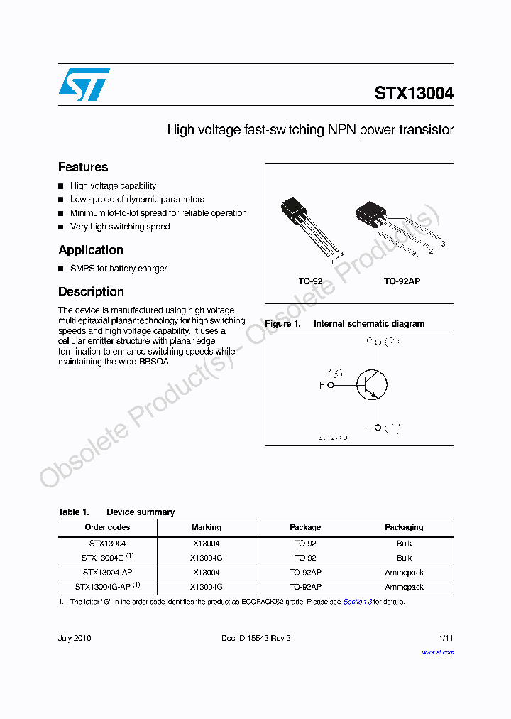 STX13004-AP_7800591.PDF Datasheet