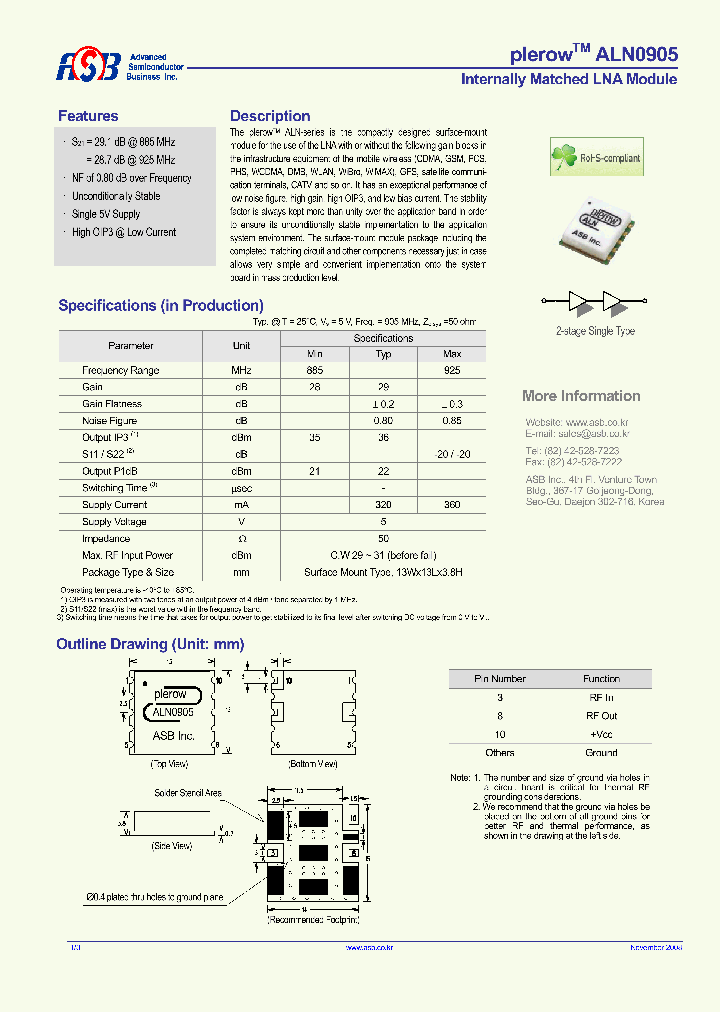 ALN0905_7814594.PDF Datasheet