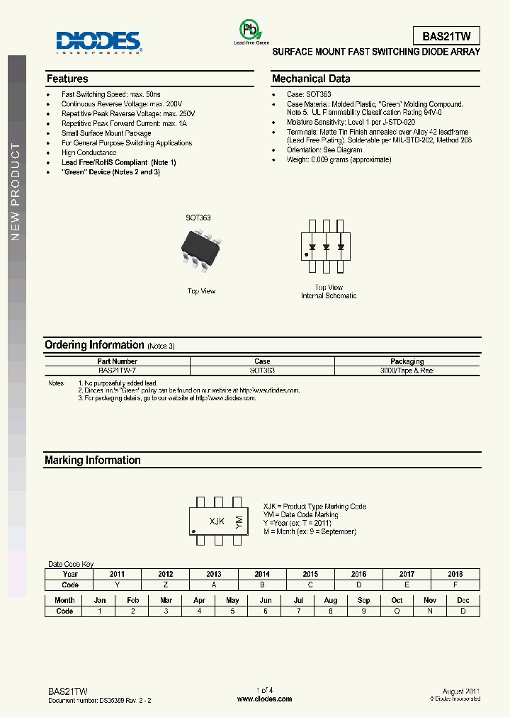 BAS21TW-7_7780486.PDF Datasheet