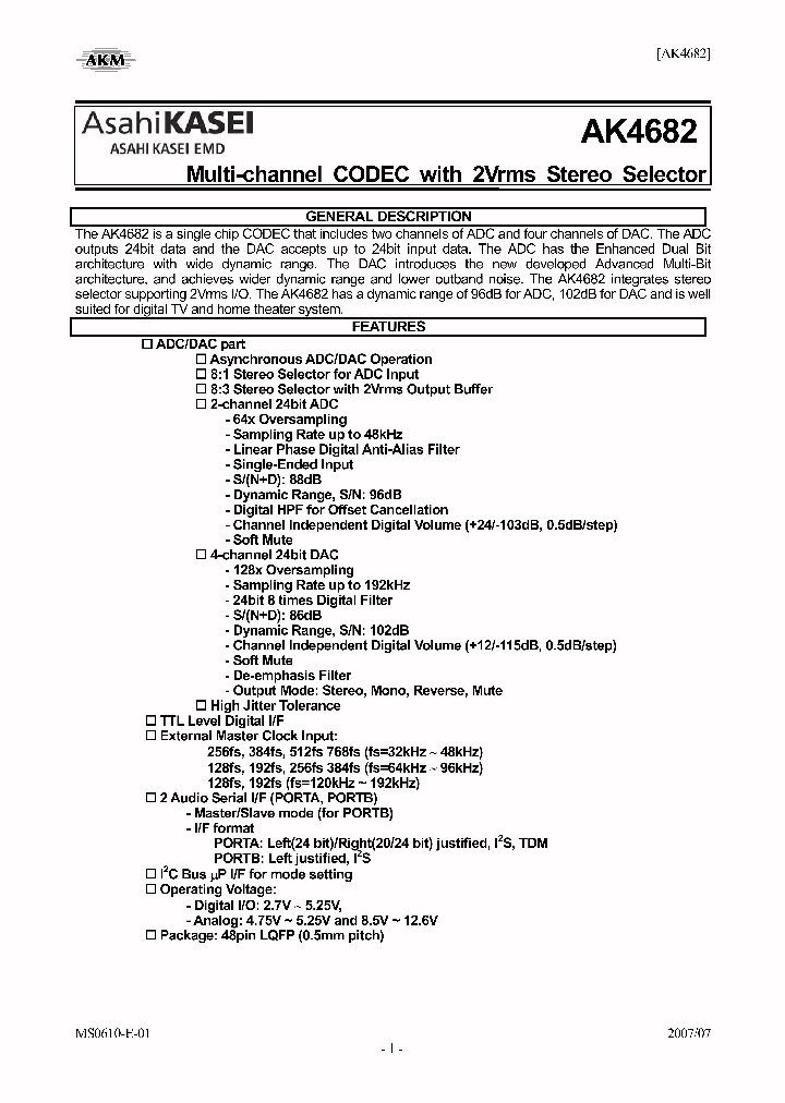 AK4682_7782970.PDF Datasheet