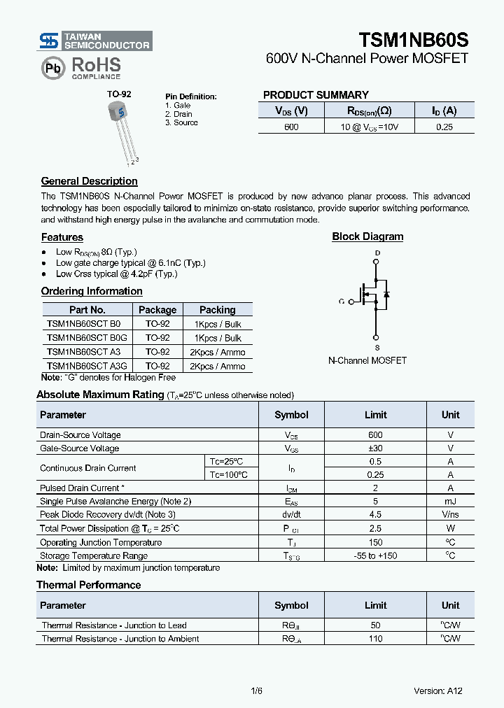 TSM1NB60S_7752909.PDF Datasheet