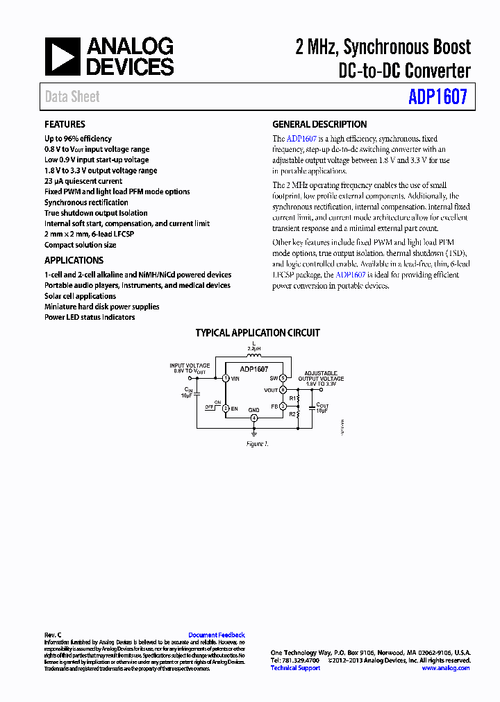 ADP1607-001-EVALZ_7826018.PDF Datasheet