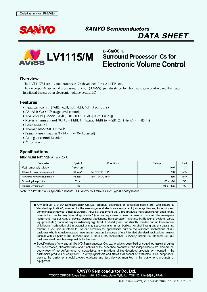 LV1115M_7826399.PDF Datasheet