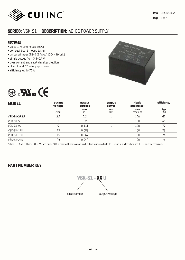 VSK-S1_7826620.PDF Datasheet