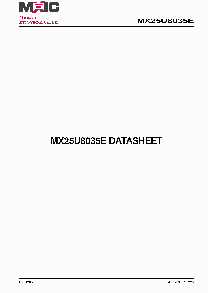 MX25U8035E_7837346.PDF Datasheet