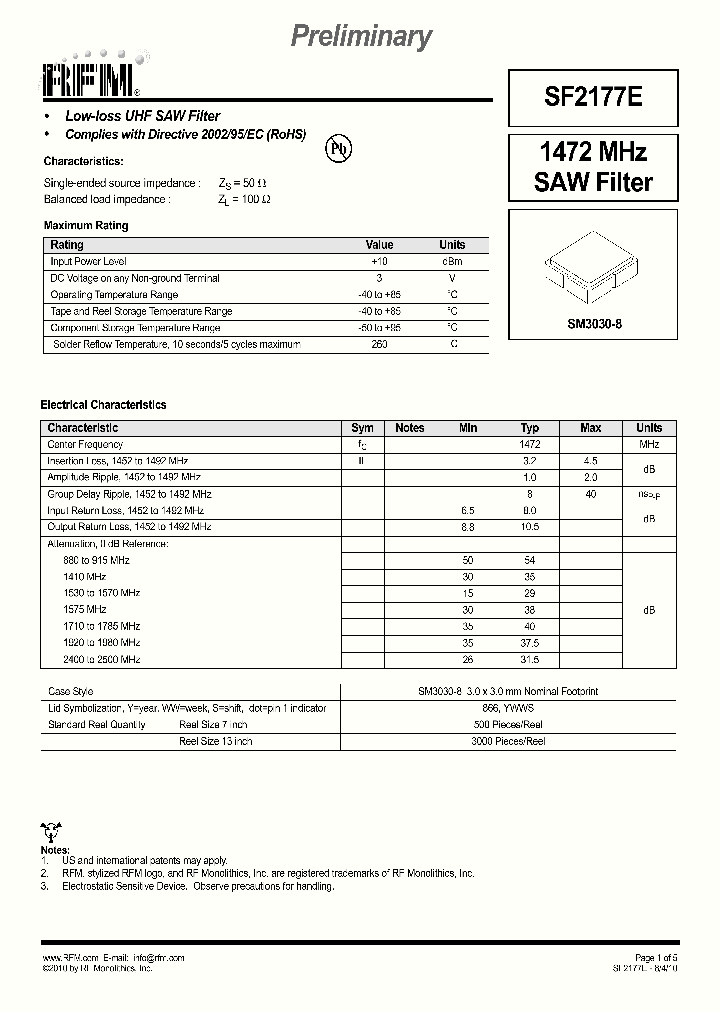 SF2177E_7835658.PDF Datasheet