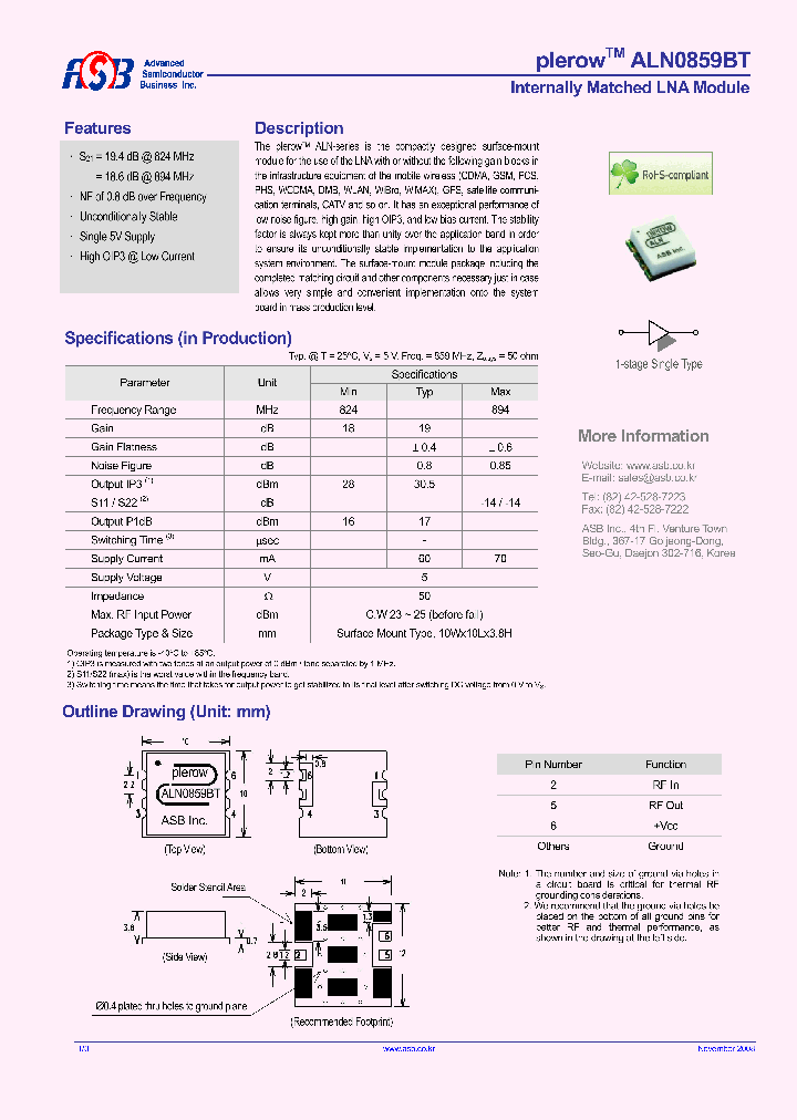 ALN0859BT_7838609.PDF Datasheet