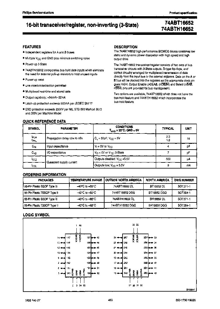 74ABTH16652DG-T_7774548.PDF Datasheet