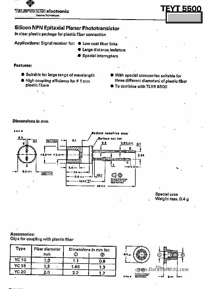 TEYT5500_7759164.PDF Datasheet