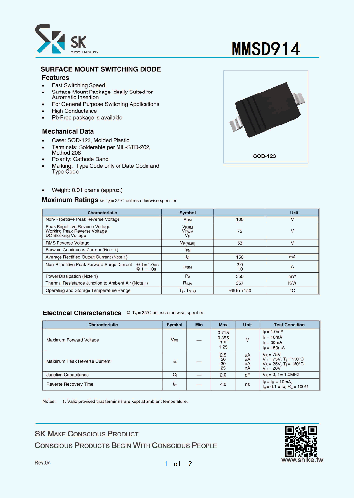 MMSD914_7843436.PDF Datasheet