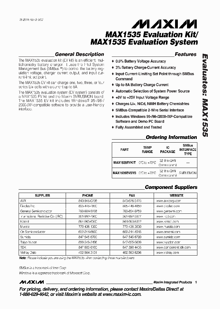 MAX1535EVKIT_7843685.PDF Datasheet