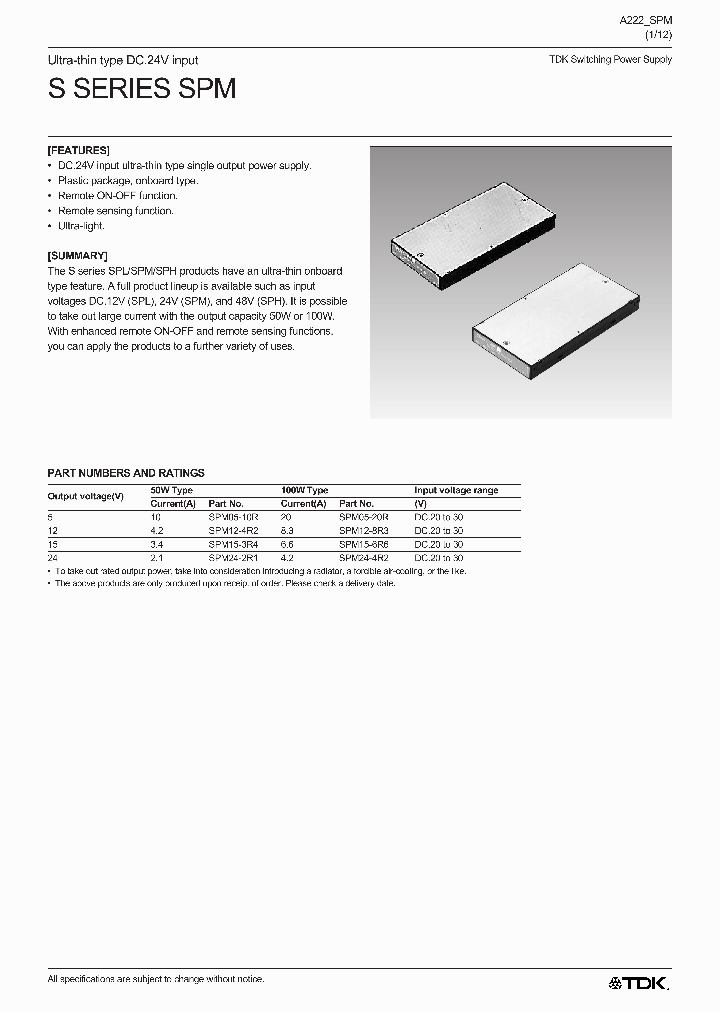 SPM15-6R6_7781566.PDF Datasheet