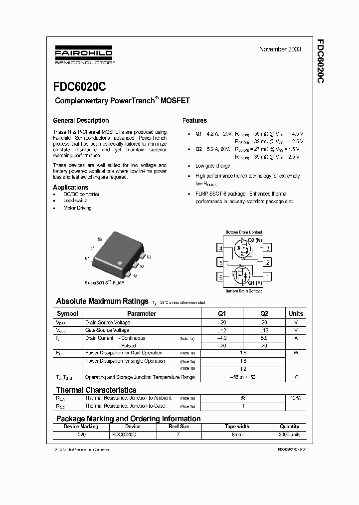 FDC6020CF077_7798315.PDF Datasheet