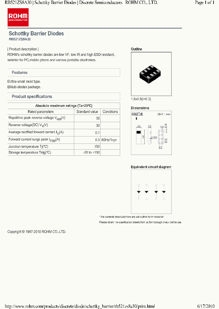 RB521ZS8A30_7850180.PDF Datasheet