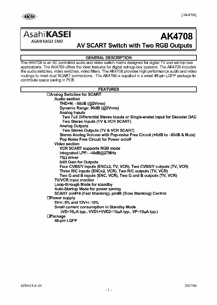 AKD4708_7862841.PDF Datasheet