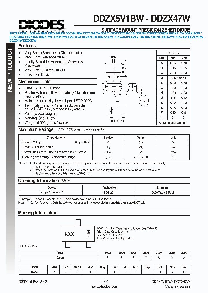 DDZX43W-13_7803190.PDF Datasheet