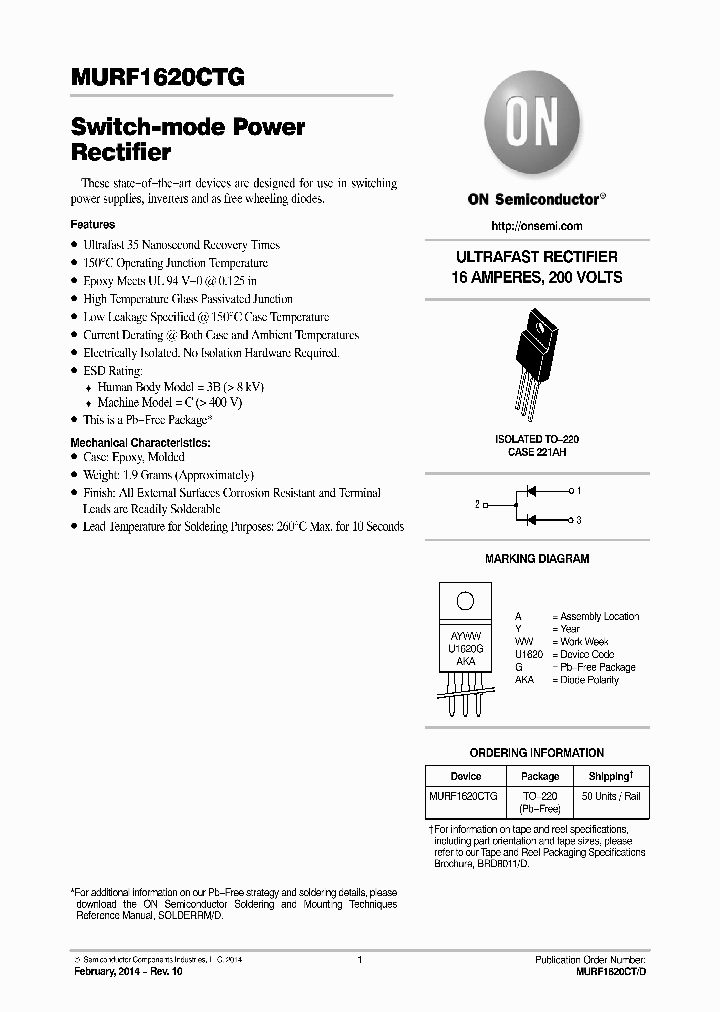 MURF1620CTG_7774775.PDF Datasheet