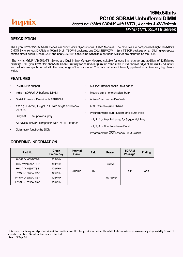 HYM71V16655ALT8-P_7840653.PDF Datasheet