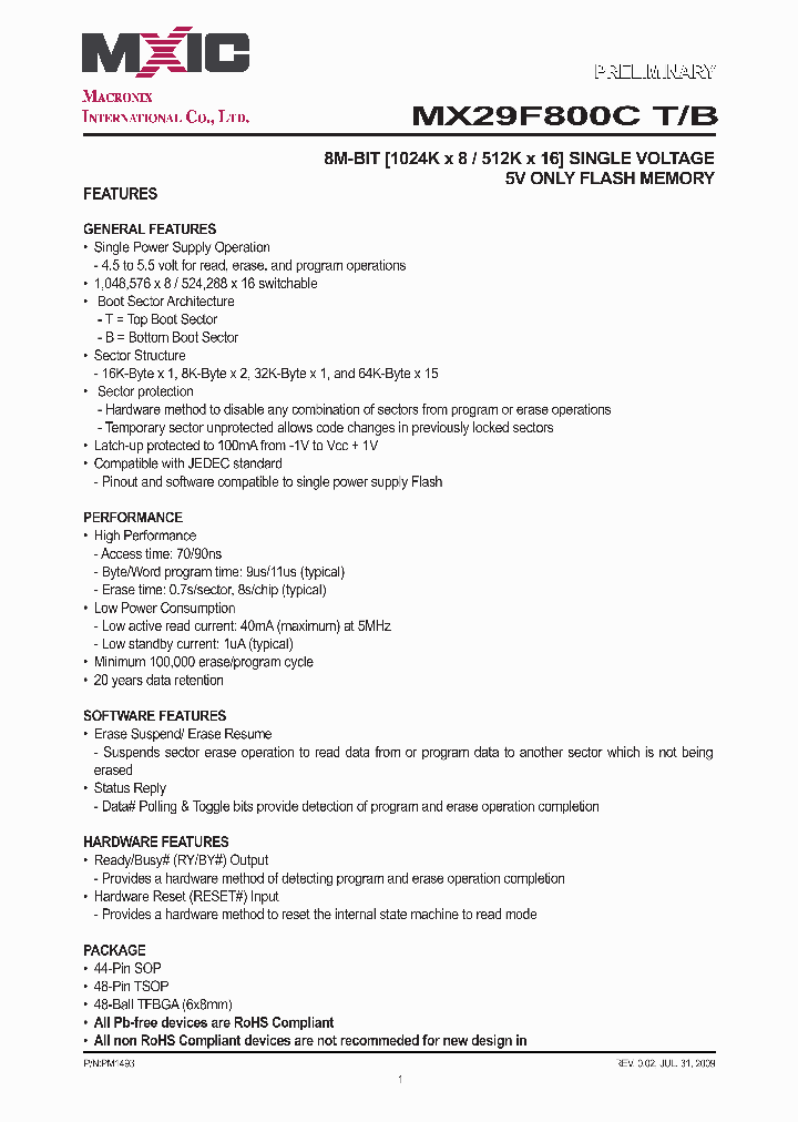 MX29F800CBTI-90G_7837914.PDF Datasheet