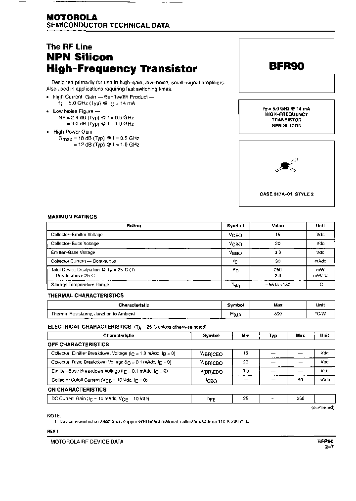 BFR90_7847983.PDF Datasheet