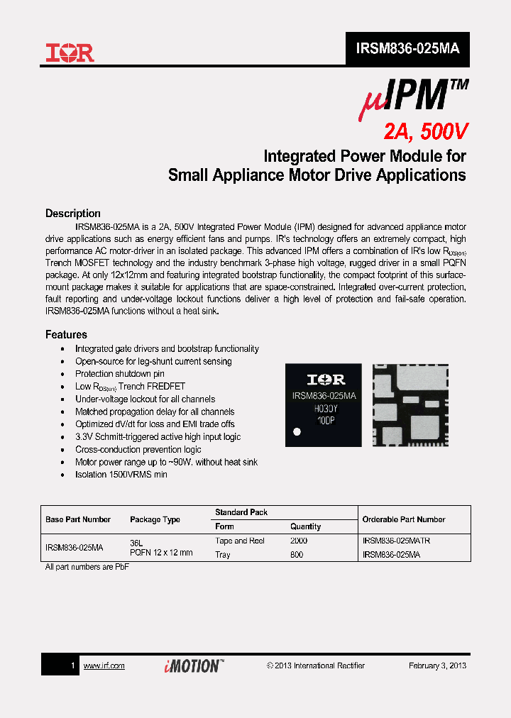 IRSM836-025MA_7876417.PDF Datasheet