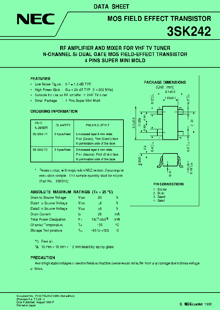 3SK242-V11_7876790.PDF Datasheet