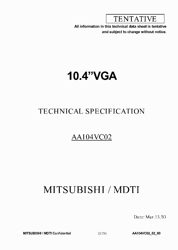 AA104VC02_7779286.PDF Datasheet