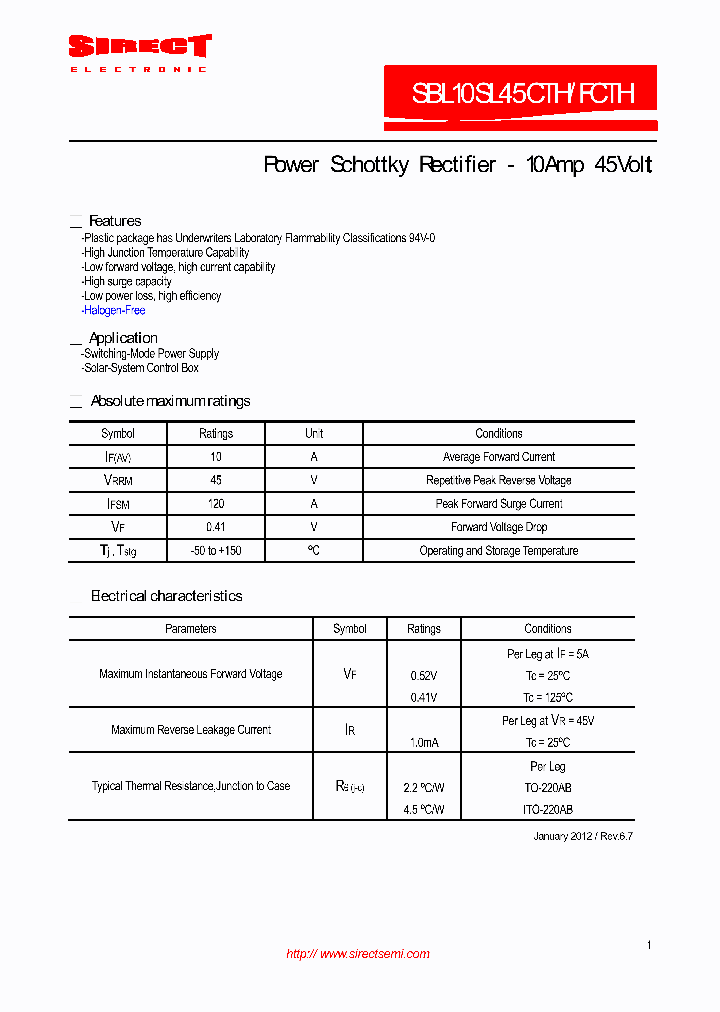 SBL10SL45CTH_7896448.PDF Datasheet